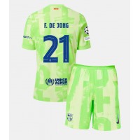 Camisa de time de futebol Barcelona Frenkie de Jong #21 Replicas 3º Equipamento Infantil 2024-25 Manga Curta (+ Calças curtas)